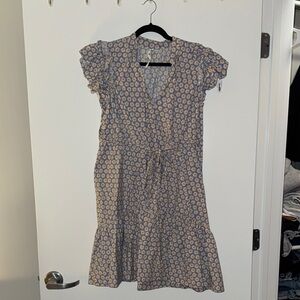 Floral Blue Dress
